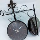 Ver imagem 4 de Relógio de Parede Dupla Face Retro Vintage Estação de Trem