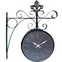 Ver imagem 1 de Relógio de Parede Dupla Face Retro Vintage Estação de Trem