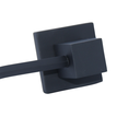 Ver imagem 5 de Papeleira Porta Papel Higiênico Quadrus Preto Fosco