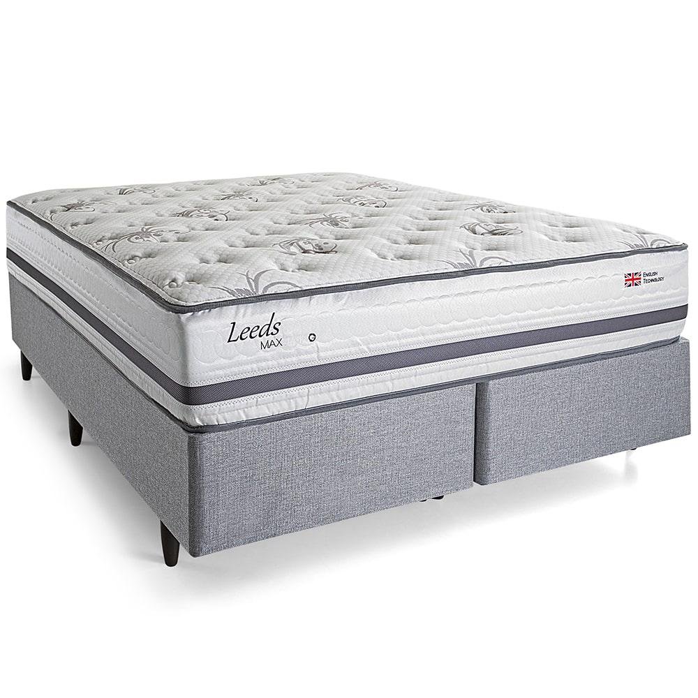 Cama Box Herval Queen Leeds, 69x158x198cm, Molas Maxspring - 3