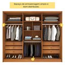 Ver imagem 7 de Guarda Roupa Casal 100% MDF 6 Portas 6 Gavetas Realeza s/ Espelho s/ Pés - Tcil Cinamomo