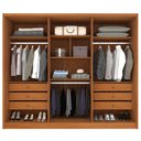 Ver imagem 4 de Guarda Roupa Casal 100% MDF 6 Portas 6 Gavetas Realeza s/ Espelho s/ Pés - Tcil Cinamomo
