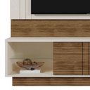 Ver imagem 4 de Estante Painel Home para Tv 65" Guaiba Pérola Metaliz/amêndoa- Mabe Magazine