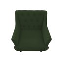 Ver imagem 2 de Poltrona Decorativa Julia Suede Verde Pés Madeira Ms Decor