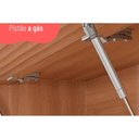 Ver imagem 7 de Módulo Cozinha Telasul Thela Macadâmia Armário Thela Macadâmia C/ 1 Porta Ripada e Nicho 120cm