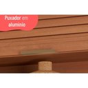 Ver imagem 5 de Módulo Cozinha Telasul Thela Macadâmia Armário Thela Macadâmia C/ 1 Porta Ripada e Nicho 120cm