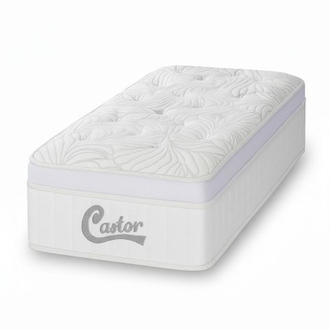 Colchão Solteiro Castor Vitagel Euro One Face Pocket 88x188x32