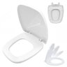 Assento Sanitário Deca 1.6gpf/6lpf Monte Carlo Soft Close Branco Sicmol - 1