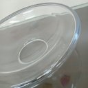 Ver imagem 5 de Centro Mesa Decorativo Fruteira Parede Dupla Home&co Vidro 8x30x30cm Transparente