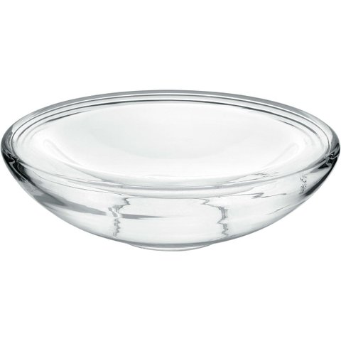 Centro Mesa Decorativo Fruteira Parede Dupla Home&co Vidro 8x30x30cm Transparente