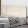 Cabeceira Estofada Carol 160 Cm Queen Size com Capitonê Corino Bege - 2