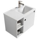 Ver imagem 3 de Gabinete para Banheiro com Espelheira e Cuba Adonis Branco