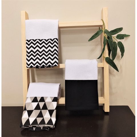Suporte Escadinha para Toalha Pano de Prato