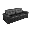 Ver imagem 1 de Sofá 2 Lugares Olga 206cm Couro Preto - Sallar Home