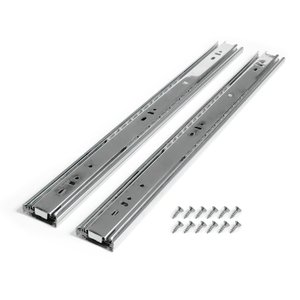 Corrediça para Gaveta Trilho Telescópico 50cm Par 50kg Aço
