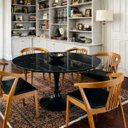 Ver imagem 3 de Mesa de Jantar Tulipa Saarinen Redonda 80 Cm Mármore São Gabriel