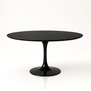 Mesa de Jantar Tulipa Saarinen Redonda 80 Cm Mármore São Gabriel