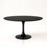 Mesa de Jantar Tulipa Saarinen Redonda 80 Cm Mármore São Gabriel - 1