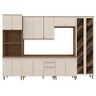 Cozinha Modulada Requinte 6 Peças Nature Areia Hp – Henn - 1