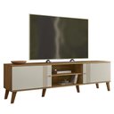 Ver imagem 2 de Rack Bancada para Tv 75 Pol 180cm Sia Nature/off Z49 - Mpozenato