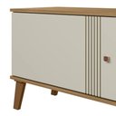 Ver imagem 7 de Rack Bancada para Tv 75 Pol 180cm Sia Nature/off Z49 - Mpozenato
