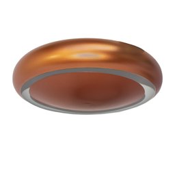 PLAFON ALIANÇA LUZ INDIRETA COBRE FOSCO - 3