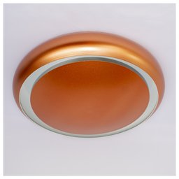 PLAFON ALIANÇA LUZ INDIRETA COBRE FOSCO - 6