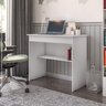 Escrivaninha para Quarto Pequena com Prateleira e Gaveta Vitoria - Branco - 1