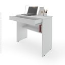 Ver imagem 4 de Escrivaninha para Quarto Pequena com Prateleira e Gaveta Vitoria - Branco