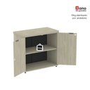 Ver mais imagens de Armário Baixo para Escritório PE40 com 2 Portas Pivotantes Marrom/Castanheira