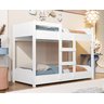 Beliche Infantil com Escada e Grade Reforçada Segura 100%MDF:‎ Branco - 1