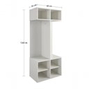 Ver imagem 3 de Organizador Roupeiro De Crianças Infantil Vinicius 100% Mdf