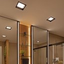 Ver imagem 3 de Painel Plafon Embutir Quadrado Led 18w Bivolt Bco / Pto Opus - Preto - Bco Quente 3000k