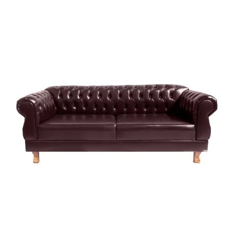 Sofá Chesterfield Elisabeth 2.30 - Corano Café / Capitonê - Barbearia - Escritório - Sala de Estar