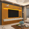 Home Nobre Clean 2.2 Naturale com Off White - Gelius Móveis - 2