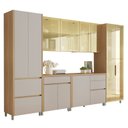Ver imagem 2 de Cozinha Rainha 6 Peças 12 Portas Cristaleira Reflecta 100% MDF