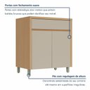 Ver imagem 4 de Cozinha Rainha 6 Peças 12 Portas Cristaleira Reflecta 100% MDF