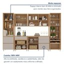 Ver imagem 7 de Cozinha Rainha 6 Peças 12 Portas Cristaleira Reflecta 100% MDF