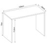 Mesa Para Computador Escrivaninha Office Presence D02 Branco - Mpozenato - 4