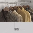 Ver imagem 5 de Cômoda Sapateira Luisa com Rodízios 7 Gavetas Branco