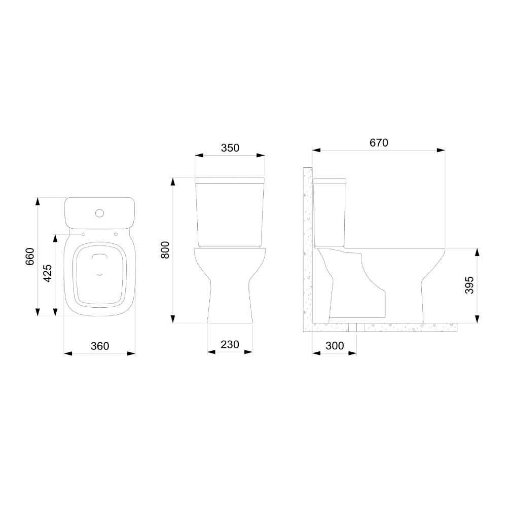 Kit Nexo Bacia com Caixa Acoplada Mais Assento Termofixo e Acessórios Branco - Roca Louças Roca Louç - 1