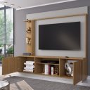 Ver imagem 2 de Home Aurora com Led até 65'' Prateleiras em Vidro Bechara