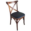 Ver imagem 4 de Cadeira Madeira P/ Sala Jantar Bistrô Gourmet Luxo Estofada