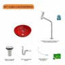 Kit Cuba R30 com Torneira Link 1062 Metal e Válvula 1 Polegada e Sifão Pvc e Flexível Compace - 3