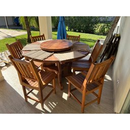 Mesa Redonda com Prato Giratório 160 Cm (apenas a Mesa) - 2