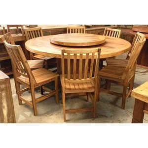 Mesa Redonda com Prato Giratório 160 Cm (apenas a Mesa)
