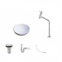 Ver imagem 2 de Kit Cuba R30 com Torneira Link 1062 Metal e Válvula 1 Polegada e Sifão Pvc e Flexível Compace