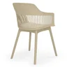 Cadeira Montreal Marcela Estofada - Nude - 4