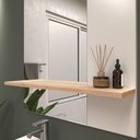 Ver imagem 4 de Conjunto para Banheiro 60 Cm Baltico Bsi Branco e Faia
