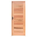 Ver imagem 1 de Kit Porta de Madeira Maciça Pe31 de Eucalipto Bat.12 Cm Linha Popular Esel -210ax080l- Lado Direito